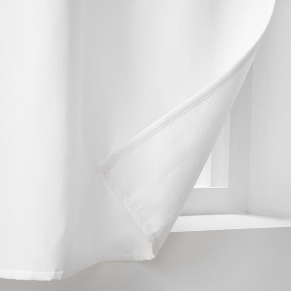 Biely termo záves z mikrovlákna 135x180 cm Micropolar – douceur d'intérieur