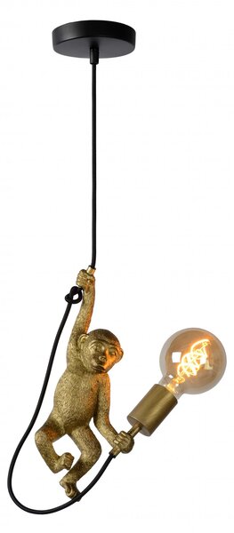 Lucide 10402/01/30 závesné stropné svietidlo Extravaganza chimp 1x60W | E27 - čierna, stmivaltený