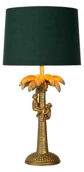Lucide 10505/81/02 stolná lampička Extravaganza Coconut 1x40W | E27 - mosadz, vypínač na kábli