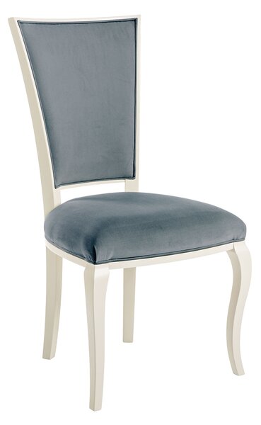 Rustikálna jedálenská stolička Krzeslo LA-17 - modrá / kašmír Lagos
