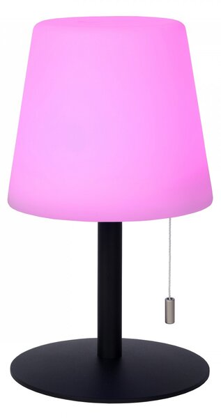 Lucide 13815/02/99 RIO exteriérové ​​stolné svietidlo LED 1,8W | 150lm | 3000K | RGB | IP44 - biela, čierna