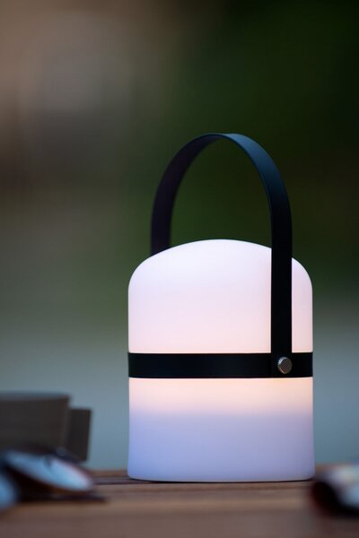 Lucide 06802/01/30 LITTLE JOE exteriérové ​​stolné svietidlo LED 0,3W | 30lm | 2800-3000K | IP44 - biela, prenosné