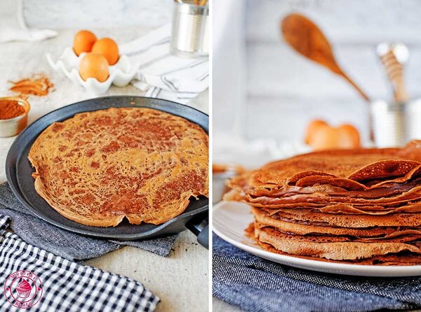Panvica na palacinky s nepriľnavým povrchom Royal 26 cm - čierna