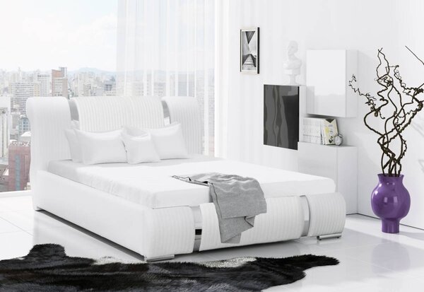 Čalúnená posteľ VIKI + matrac DE LUX, 180x200, madryt 120
