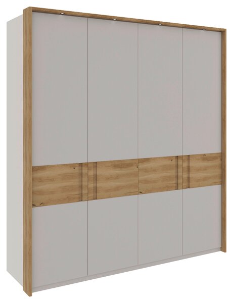 SKRIŇA S OTOČNÝMI DVERAMI, dub, farba duba, svetlosivá, 202/225/60 cm Dieter Knoll - Skrine