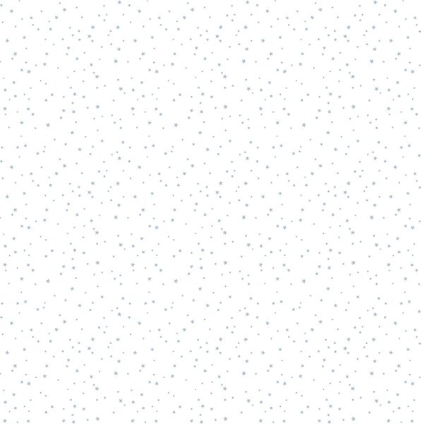 Biela vliesová detská tapeta s modrými hviezdičkami 7005-4, Noa, ICH Wallcoverings