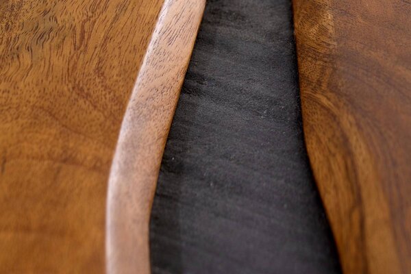 Dizajnový konferenčný stolík Argentinas 110 cm mango - bridlica