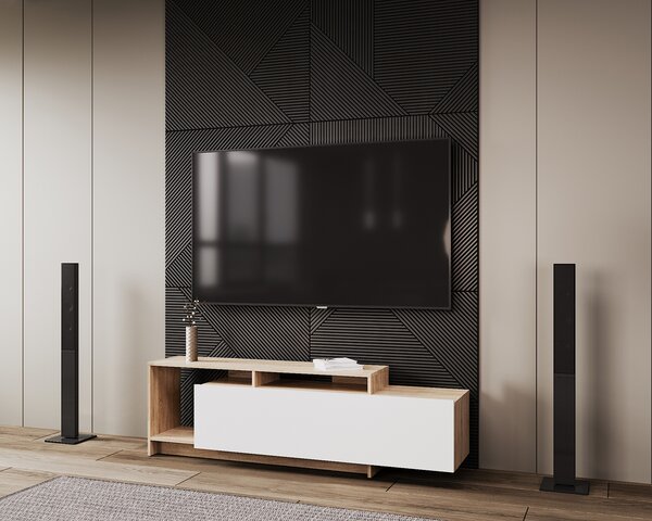 TV stolík Ulfet U2 - dub sonoma / biela