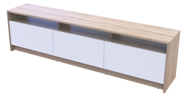 TV stolík Ulfet U3 - dub sonoma / biela