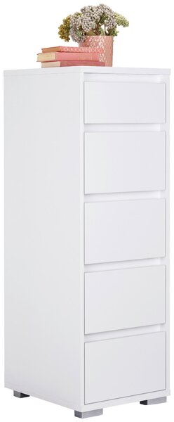 KOMODA, biela, 40/120/48 cm Carryhome - Komody