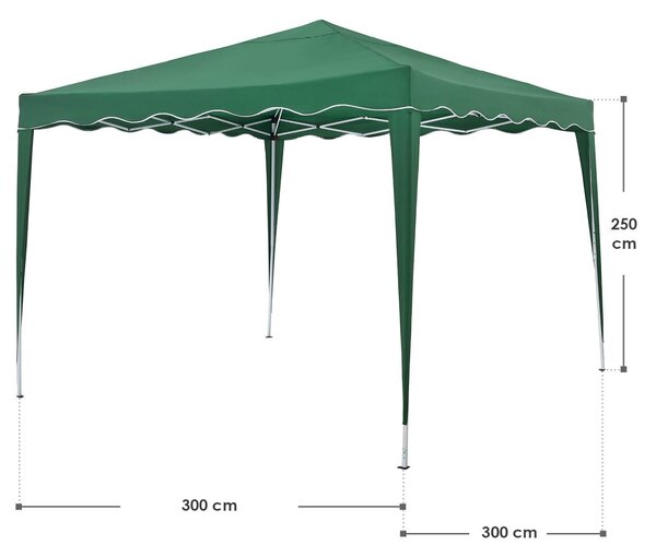 Záhradný stan Vivara 3x3m - zelená
