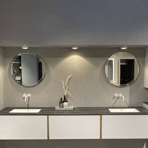 LOOM DESIGN Sif stropné LED svetlo IP65 biele stmievateľné, Biela / opálová, Kúpeľňa, Hliník, Moderný, Závesné svietidlo