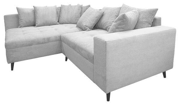 ROHOVÁ SEDAČKA, textil, svetlosivá MID.YOU - Sedačky, Online Only