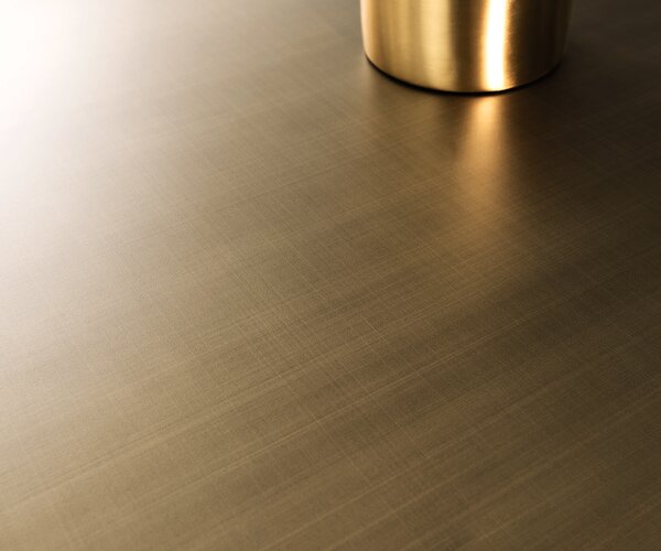 DELIFE Konferenčný stolík Ryo 120x30 cm metalická zlatá