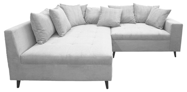 ROHOVÁ SEDAČKA, textil, svetlosivá MID.YOU - Sedačky, Online Only