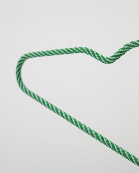 Vešiaky na šaty Wire Green – sada 6 ks