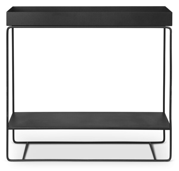 Stojan na kvety Plant box Two-tier Black