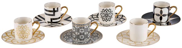 SADA ŠÁLOK nový kostný porcelán (new bone china) keramika Novel - Jedálenské sety
