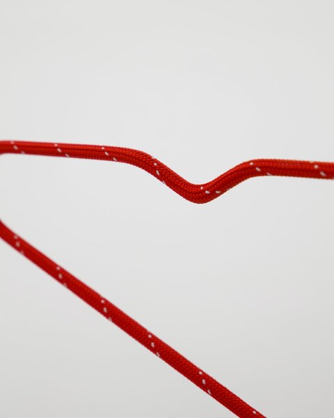 Vešiaky na šaty Wire Red – sada 6 ks