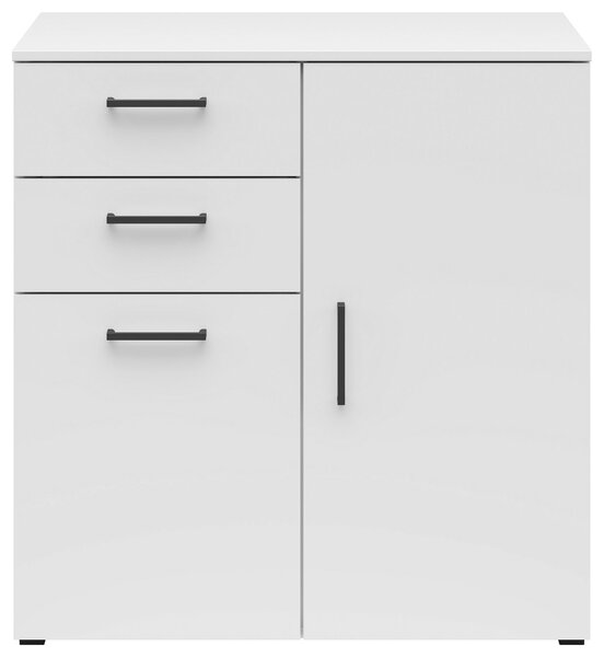 KOMODA, biela, 80/83/52 cm Carryhome - Komody
