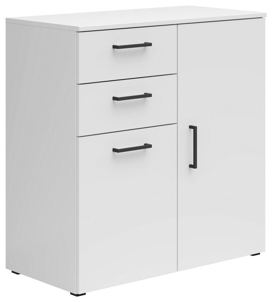KOMODA, biela, 80/83/40 cm Carryhome - Komody