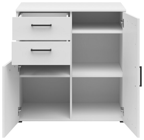 KOMODA, biela, 80/83/52 cm Carryhome - Komody