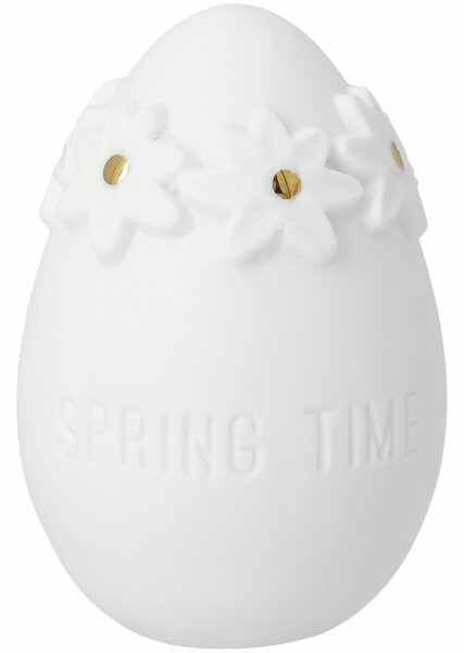Veľkonočná dekorácia Floral Egg / Gold details