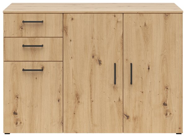 KOMODA, dub artisan, 120/83/52 cm Carryhome - Komody