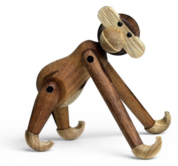 Drevená opička Monkey Mini Teak Limba 9,5 cm
