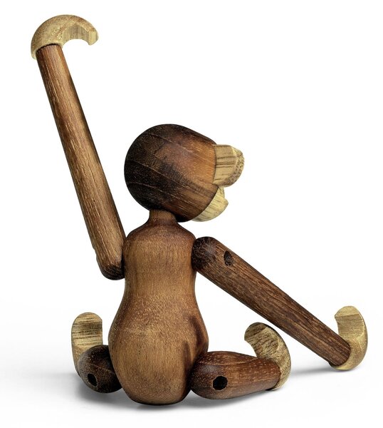 Drevená opička Monkey Mini Teak Limba 9,5 cm