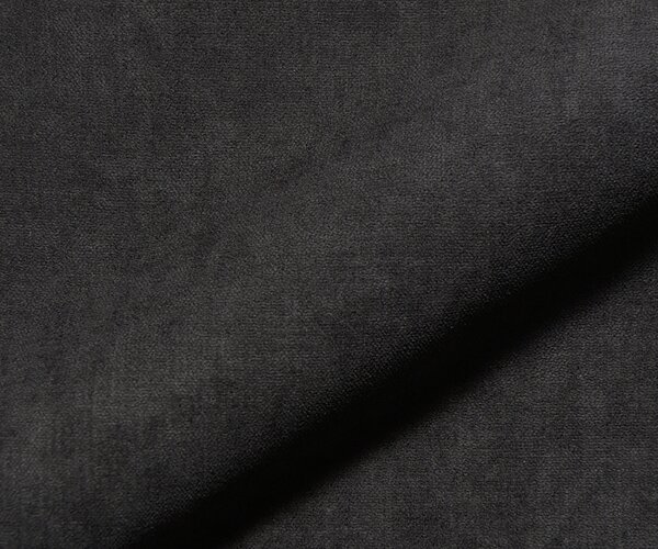 DELIFE Pohovka v tvare "U" Sirpio 300x210 cm mikrovlákno čierna ležadlo variabilné s taburetom