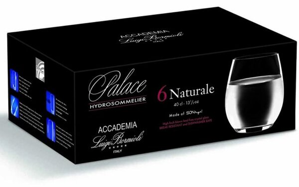 Luigi Bormioli poháre na vodu PALACE Hydrosommelier 400 ml 6 ks