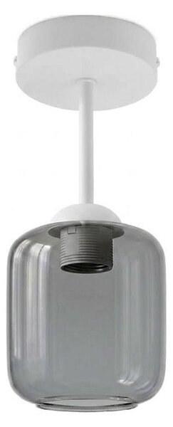 BRILAGI - LED Prisadený luster R GLASS 1xE27/60W/230V pr. 14 cm biela/dymová sivá