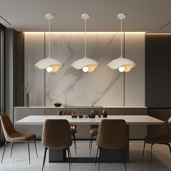 BRILAGI - Závesné svietidlo na lanku WABI SABI 1xE27/60W/230V priemer 30 cm biela