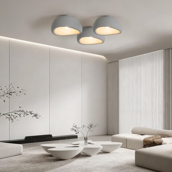 BRILAGI - Stropné svietidlo WABI SABI 1x E27/60W/230V, priemer 40 cm, sivé