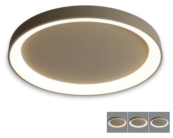 BRILAGI - LED stmievateľné stropné svietidlo FALCON II LED/108W/230V pr. 80 cm béžové + diaľkové ovládanie