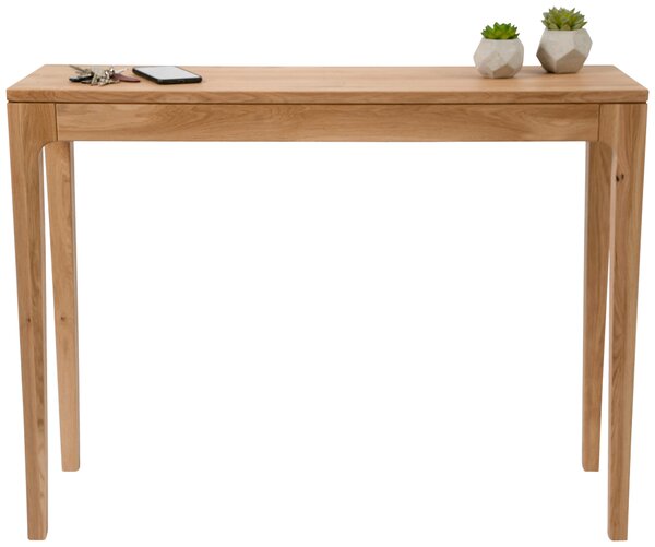 KONZOLOVÝ STOLÍK, divoký dub, drevo, 100/30/80 cm - Online Only obývacie izby, Online Only