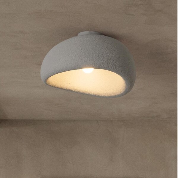 BRILAGI - Stropné svietidlo WABI SABI 1x E27/60W/230V, priemer 40 cm, sivé
