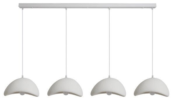 BRILAGI - Luster na lanku WABI SABI 4xE27/60W/230V biela