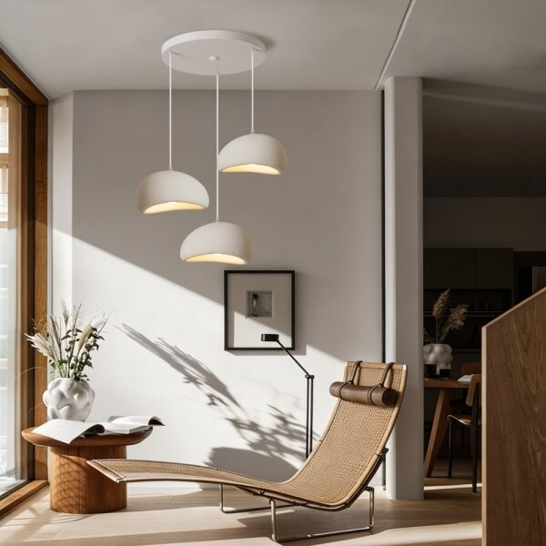 BRILAGI - Závesné svietidlo na lane WABI SABI 3xE27/60W/230V biela