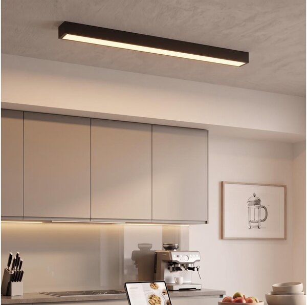 LED Prisadený/luster na lanku LED/44W/230V 3000K 120 cm čierna