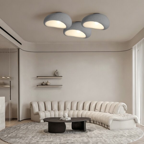 BRILAGI - Stropné svietidlo WABI SABI 1xE27/60W/230V pr. 40 cm sivé