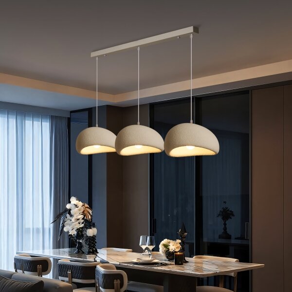 BRILAGI - Luster na lanku WABI SABI 3xE27/60W/230V biela