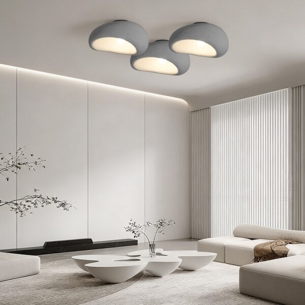 BRILAGI - Stropné svietidlo WABI SABI 1xE27/60W/230V pr. 40 cm sivé
