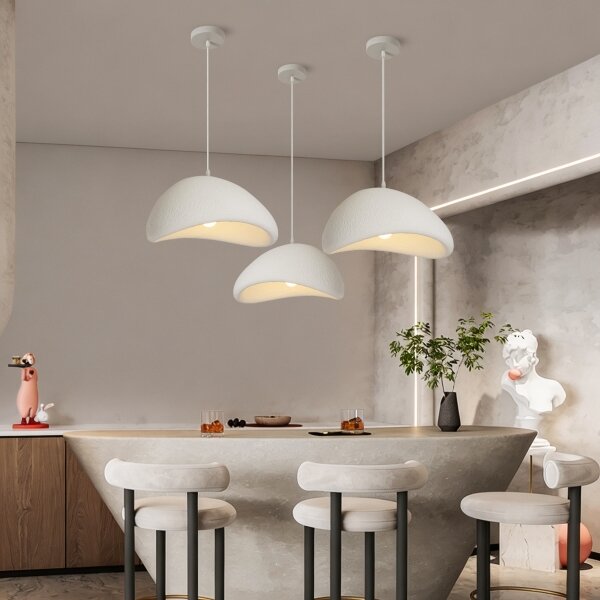 BRILAGI - Závesné svietidlo na lanku WABI SABI 1xE27/60W/230V pr. 40 cm biela