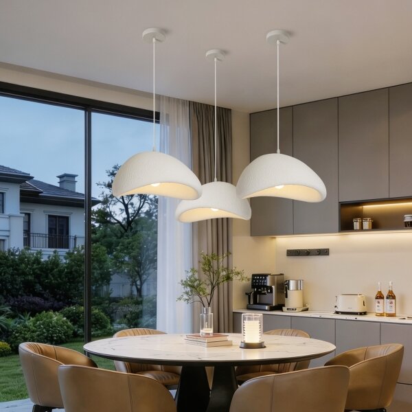 BRILAGI - Závesné svietidlo na lanku WABI SABI 1xE27/60W/230V pr. 40 cm biela