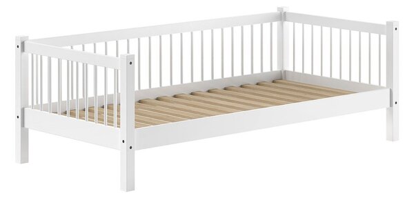 Biela detská posteľ z bukového dreva 90x200 cm Forrest – Vipack