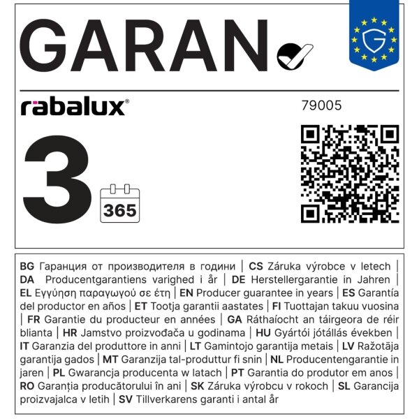 Rabalux 79005 - LED Žiarovka FILAMENT T30 E27/5W/230V 4000K