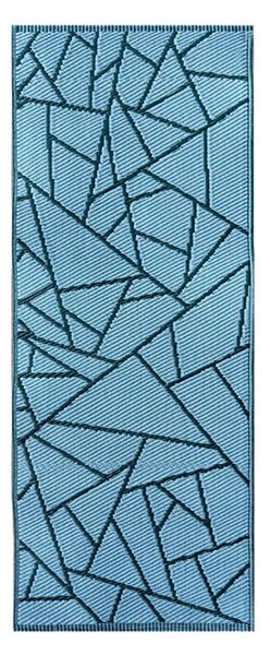 Koberec Hallie, 68x125,5 cm, modrá