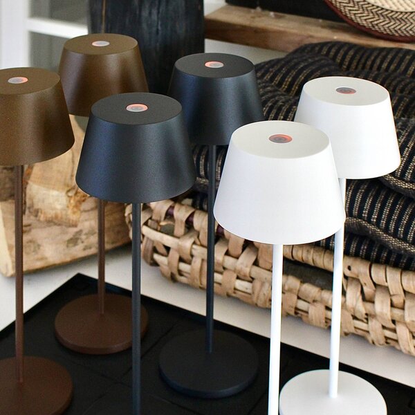 LOOM DESIGN Modi LED terasové svetlo, corten, Hnedá / hrdzavá, Obývacia izba / jedáleň, Hliník, Moderný, Stojacie svietidlo